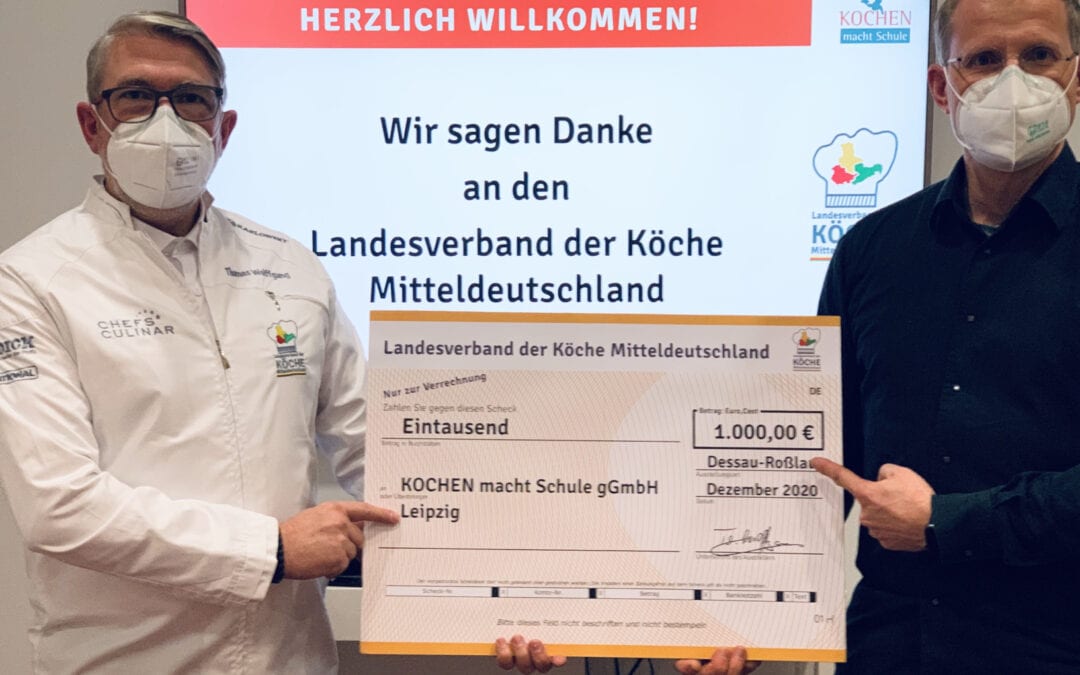 Ein herzliches Dankeschön an den Landesverband der Köche Mitteldeutschland …