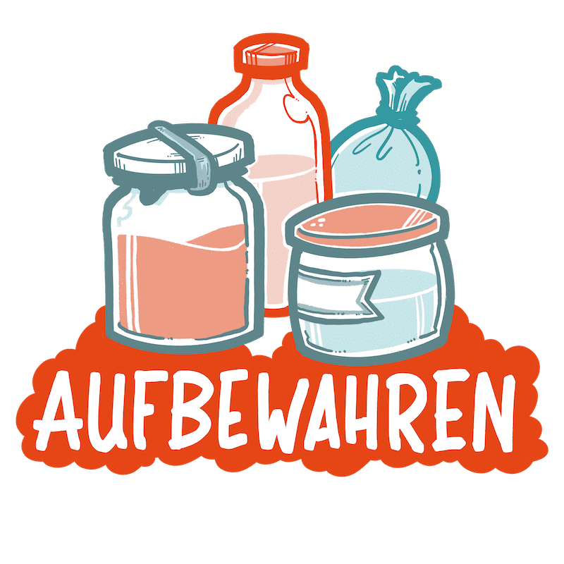4 Aufbewahren Mit Text
